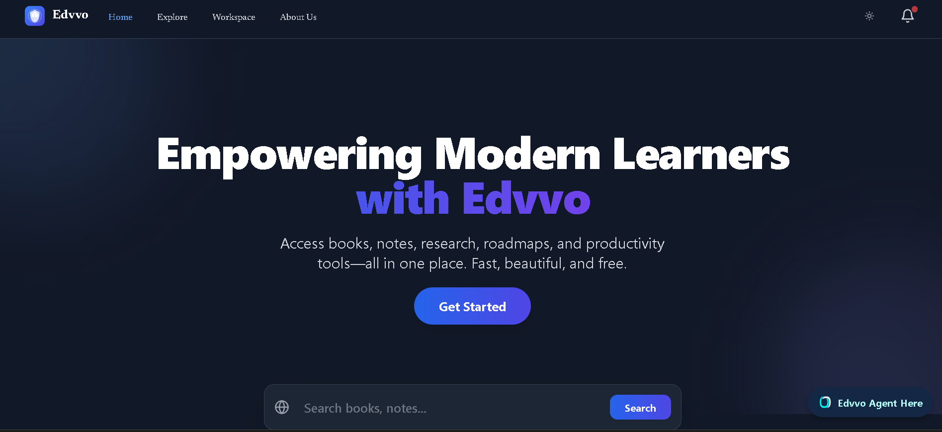 Edvvo education platform screenshot